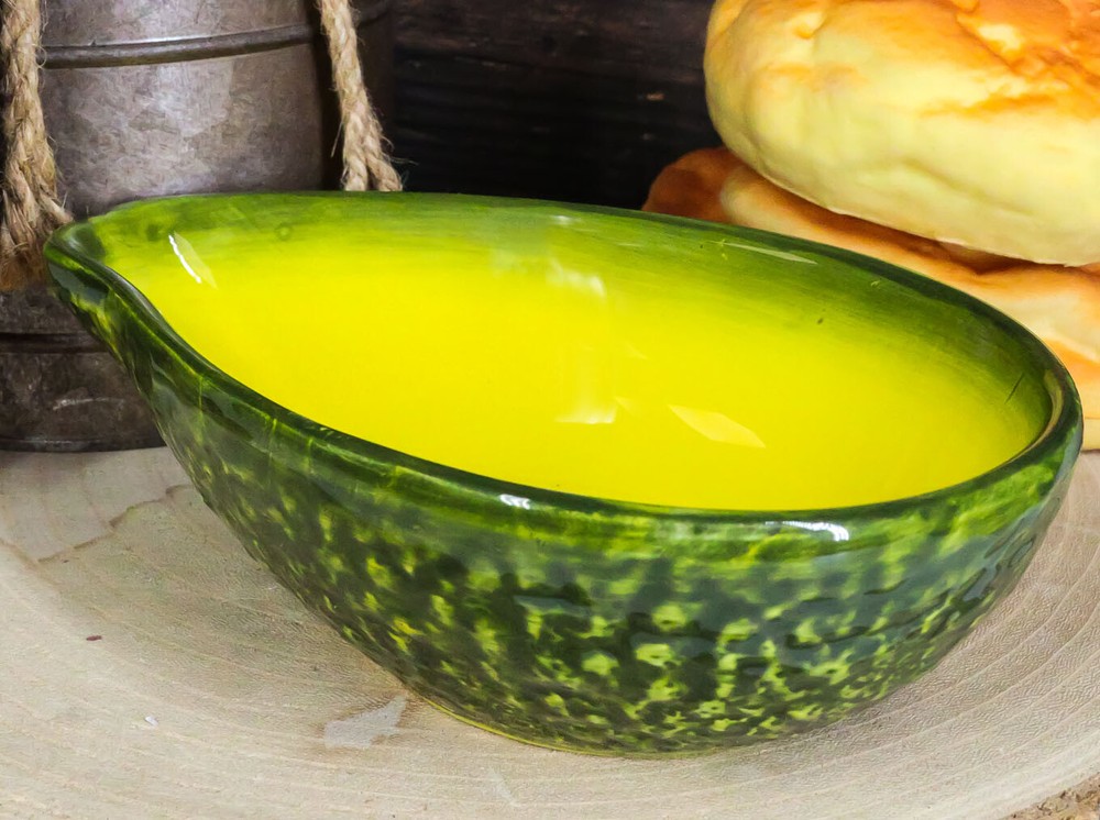 Ebros Kitchen Presentation Half Split Avocado Small Serving Or Sauce Bowl 7"L