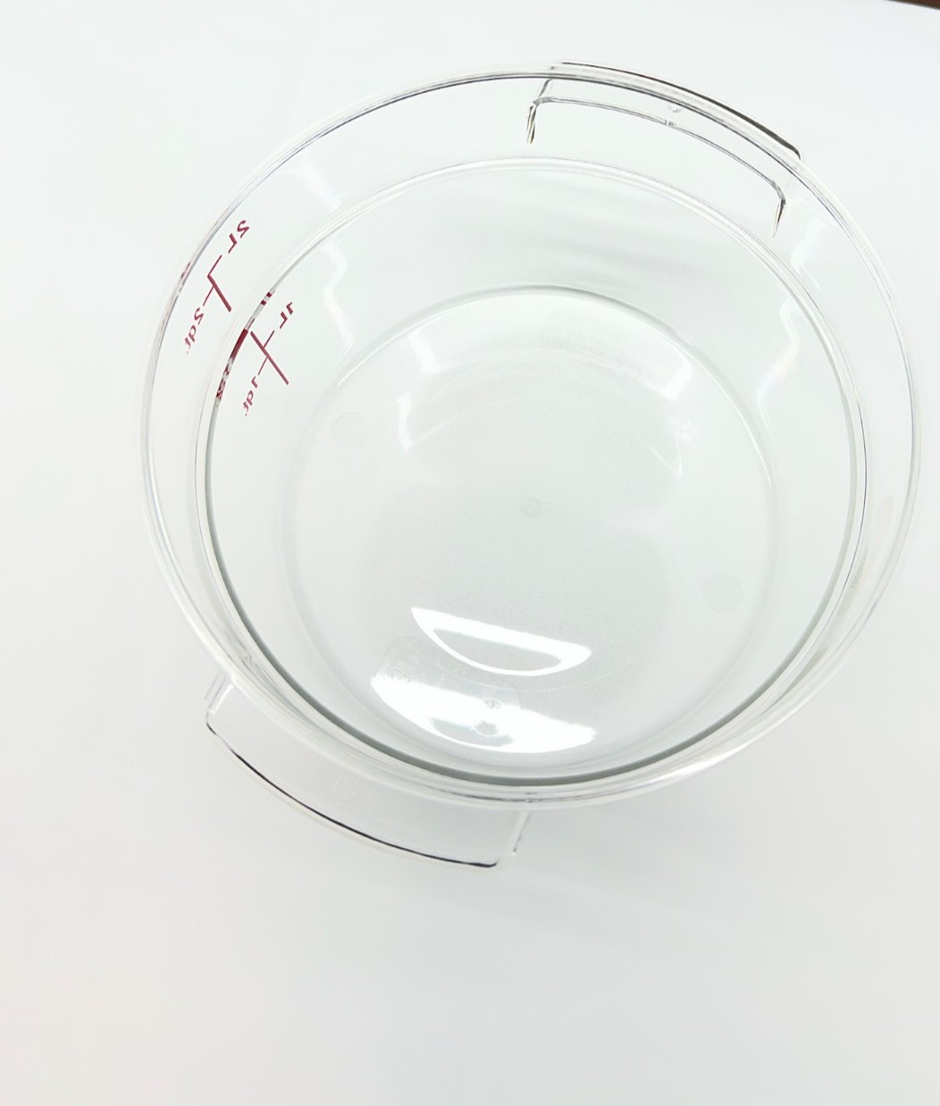 Cambro Camwear Round Storage Container 2 Quart Clear SET OF 3 New
