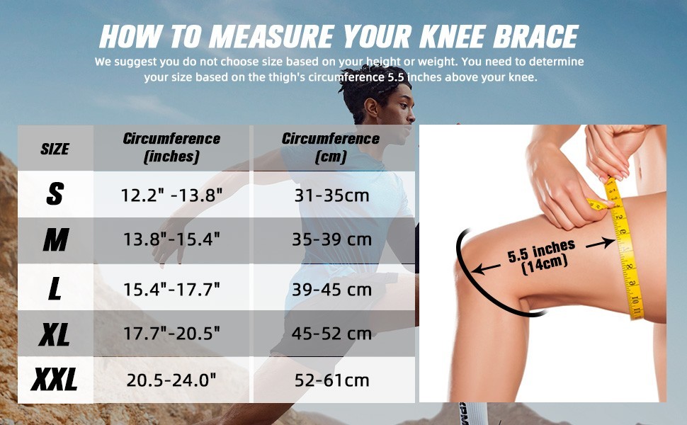 Knee Sleeve (1 pair) – Black & Grey, S-XXL, Compression & Support