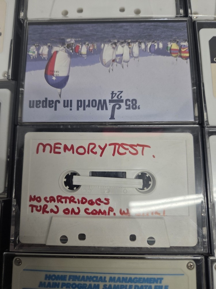 Vintage Atari Program Cassette Lot