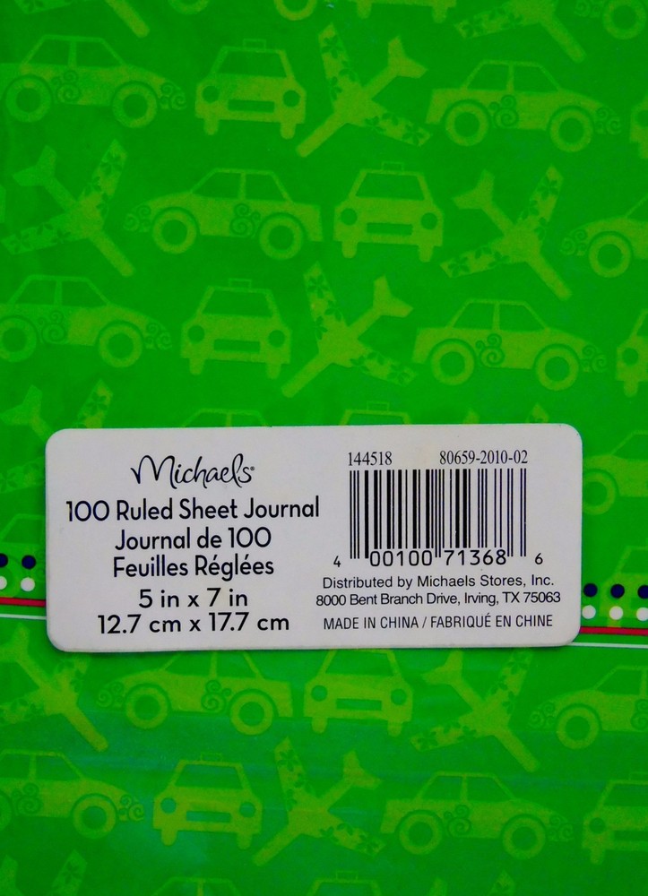 Diary Journal On the Move with 100 Ruled Sheets