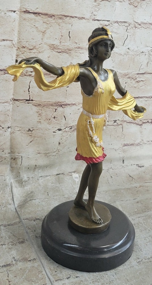 100% Solid Bronze Sculpture After Claude Mirval Lost Wax Method