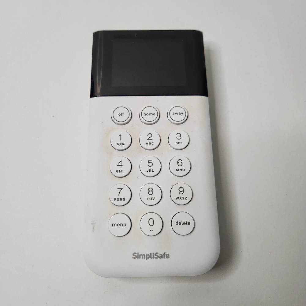 Simplisafe Model SSKP3 Security Keypad Wireless White FREE SHIPPING