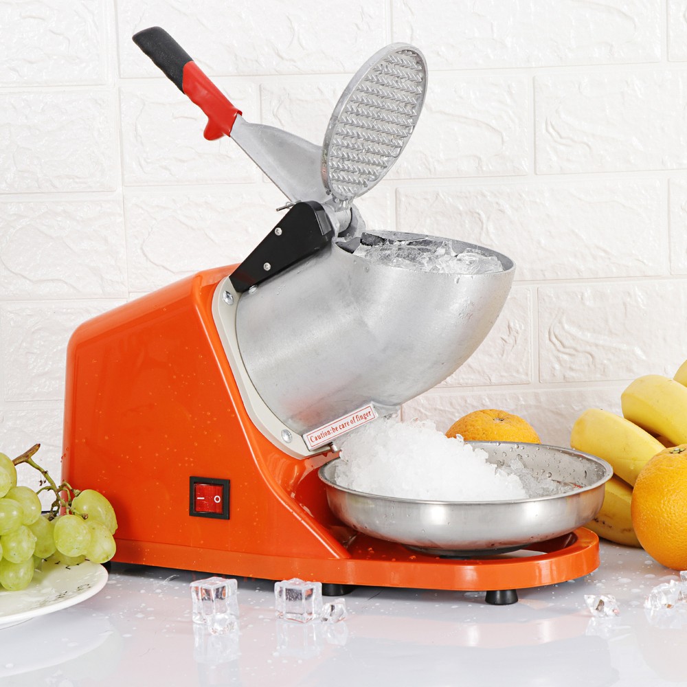 Ice Crusher Shaver Machine Tabletop Electric Snow Cone Maker Shaved Ice 143 lbs