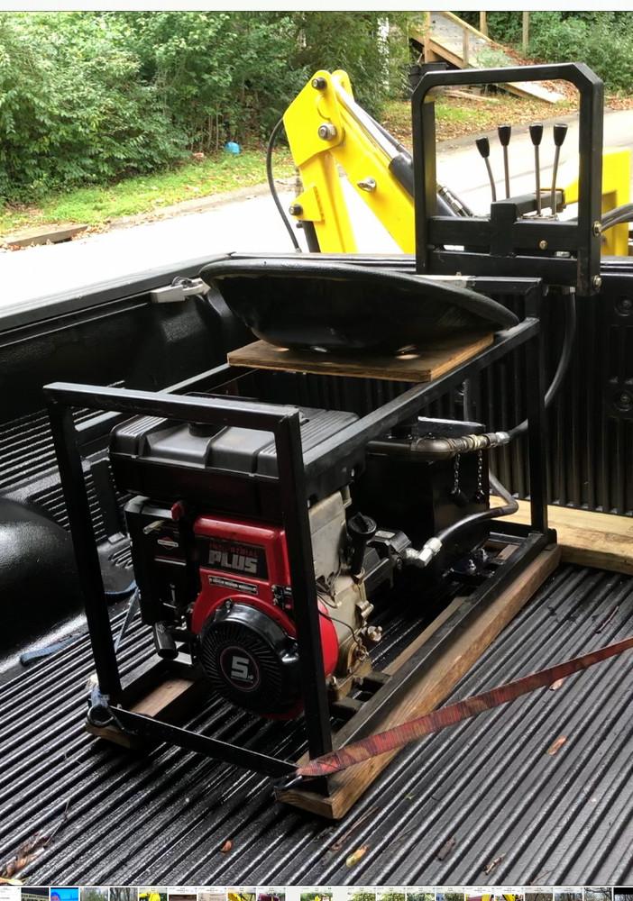 US Patent w/ Working Prototype Package. YouTube: ‘DigUpTruck’ Backhoe Excavator