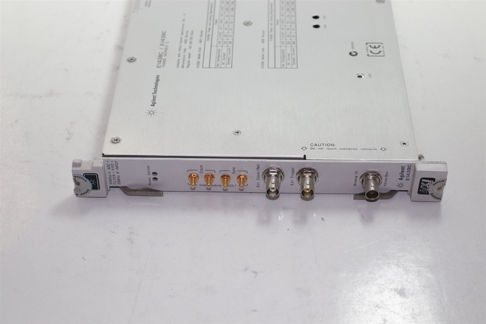 Hp Agilent VXI E8408A MainFrame E1438C E1439C Single Channel Digitizer
