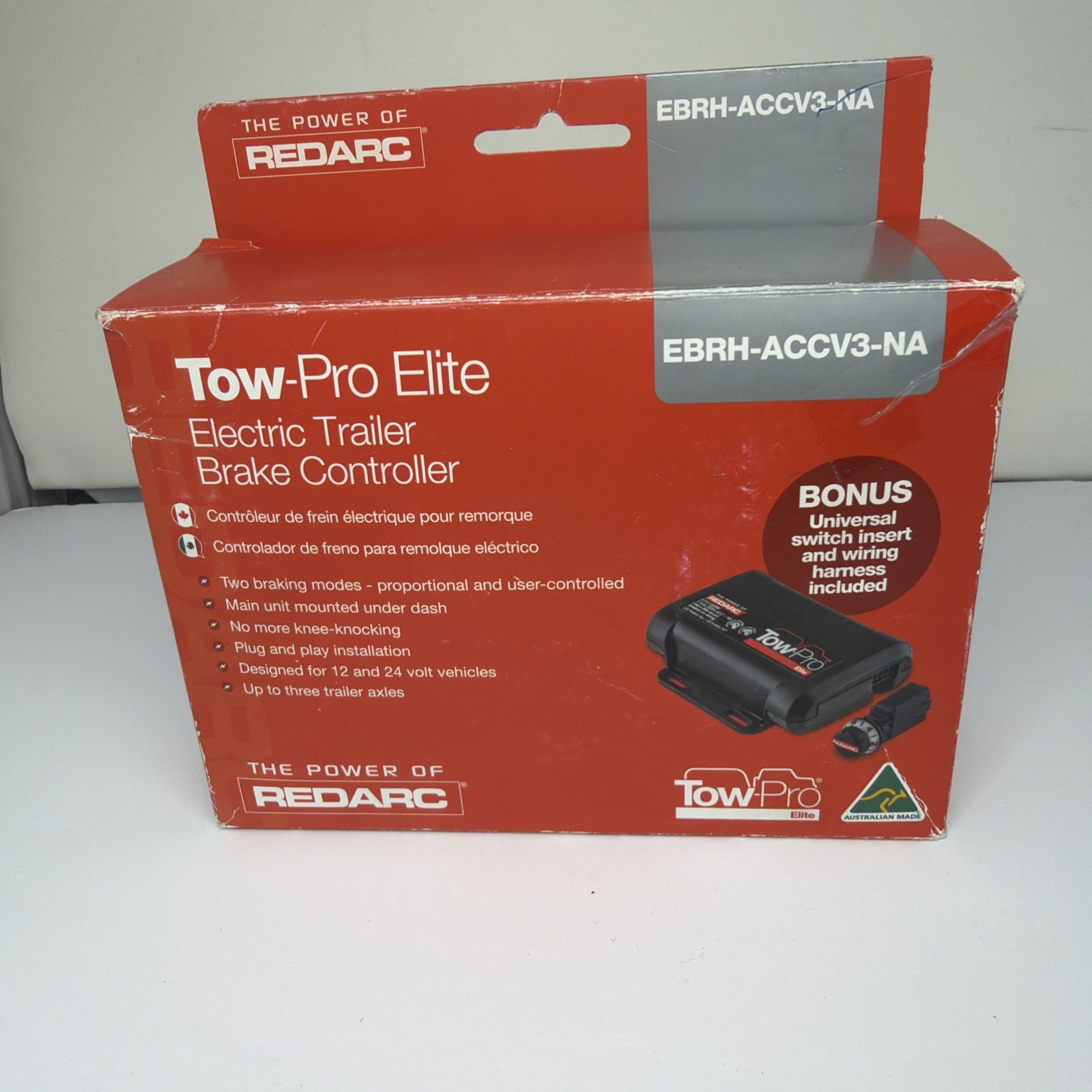 REDARC Tow-Pro Elite V3 Electric Trailer Brake Controller EBRH-ACCV3-NA
