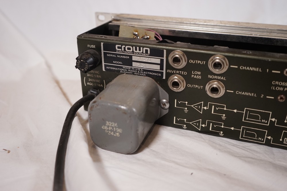 Crown VFX-2 Dual Channel Filter Cross-Over Untested