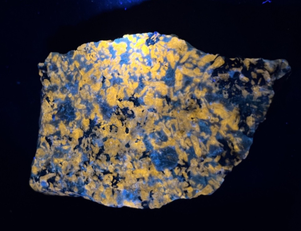 FLUOR Hackmanite Specimen | Mount St. Hillaire, Quebec, Canada | 10.5 oz