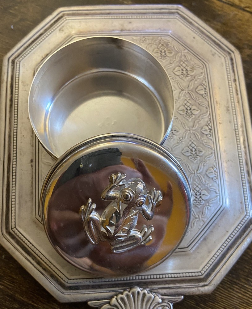 tiffany co sterling silver pill box vintage