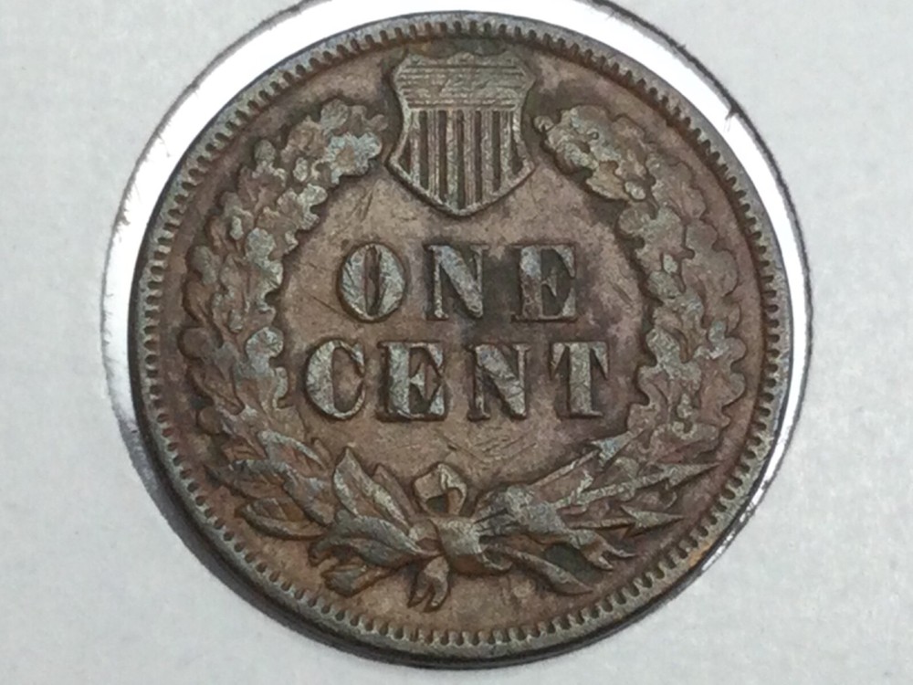 1887 Indian Cent in extra fine