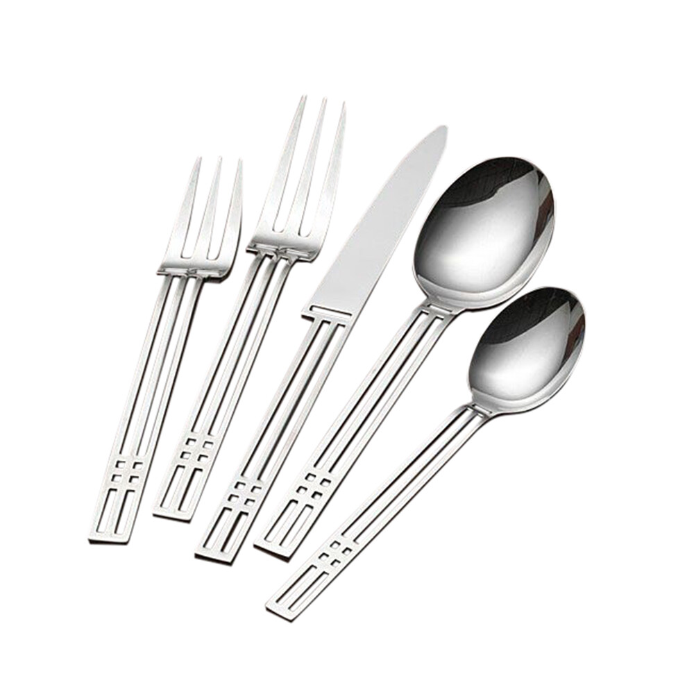 Sasaki Windows 18/8 Stainless Steel 20pc. Flatware Set (Service for Four)