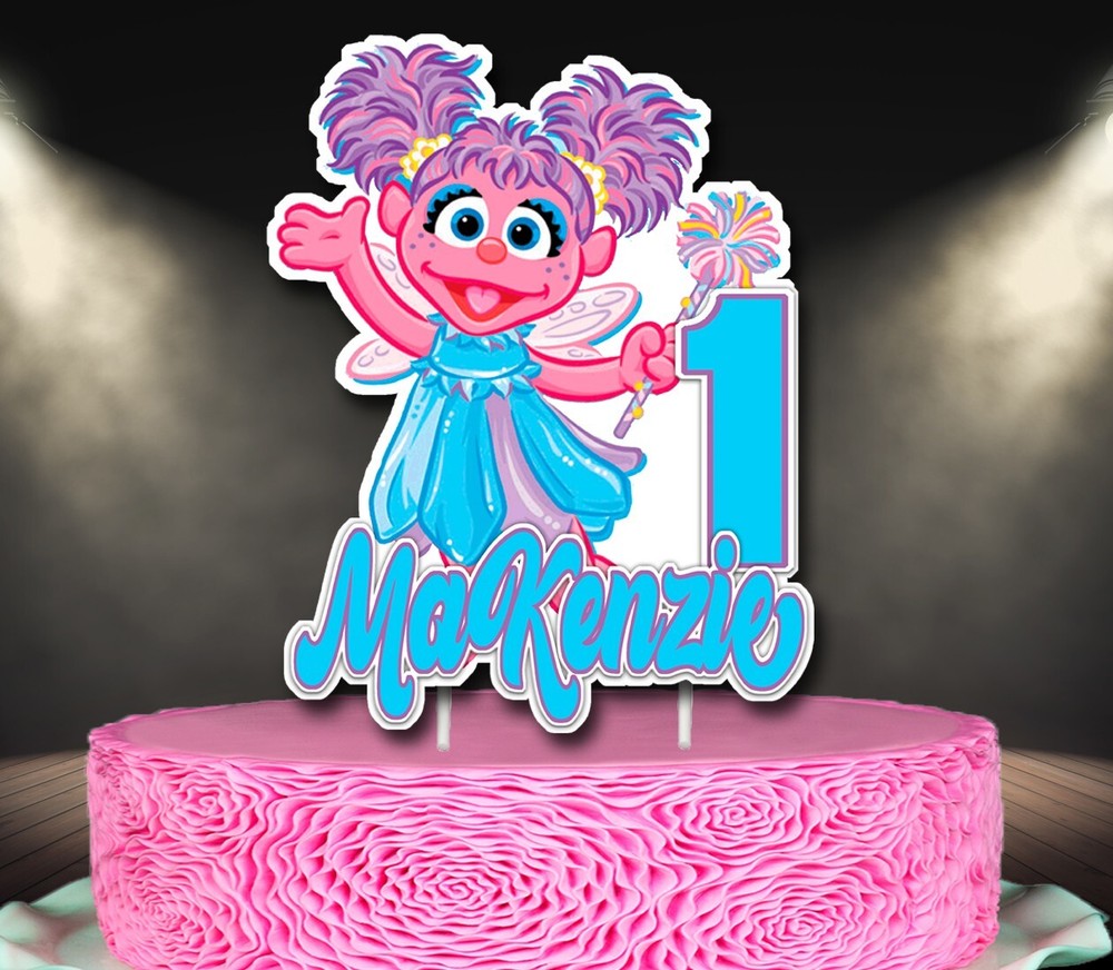 Abby Caddaby Personalized Cake Topper