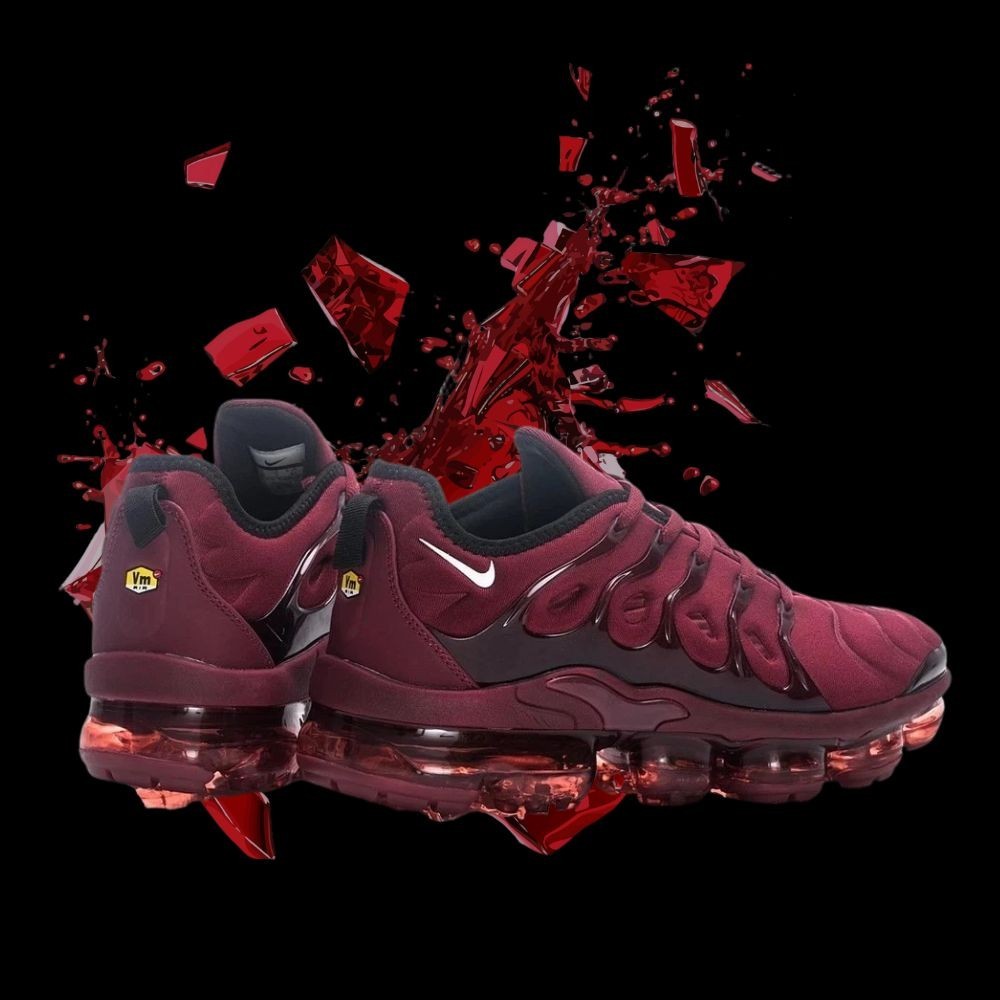NEW MEN VaporMax PLUS TN New Ruby-Red, Size US 7-11
