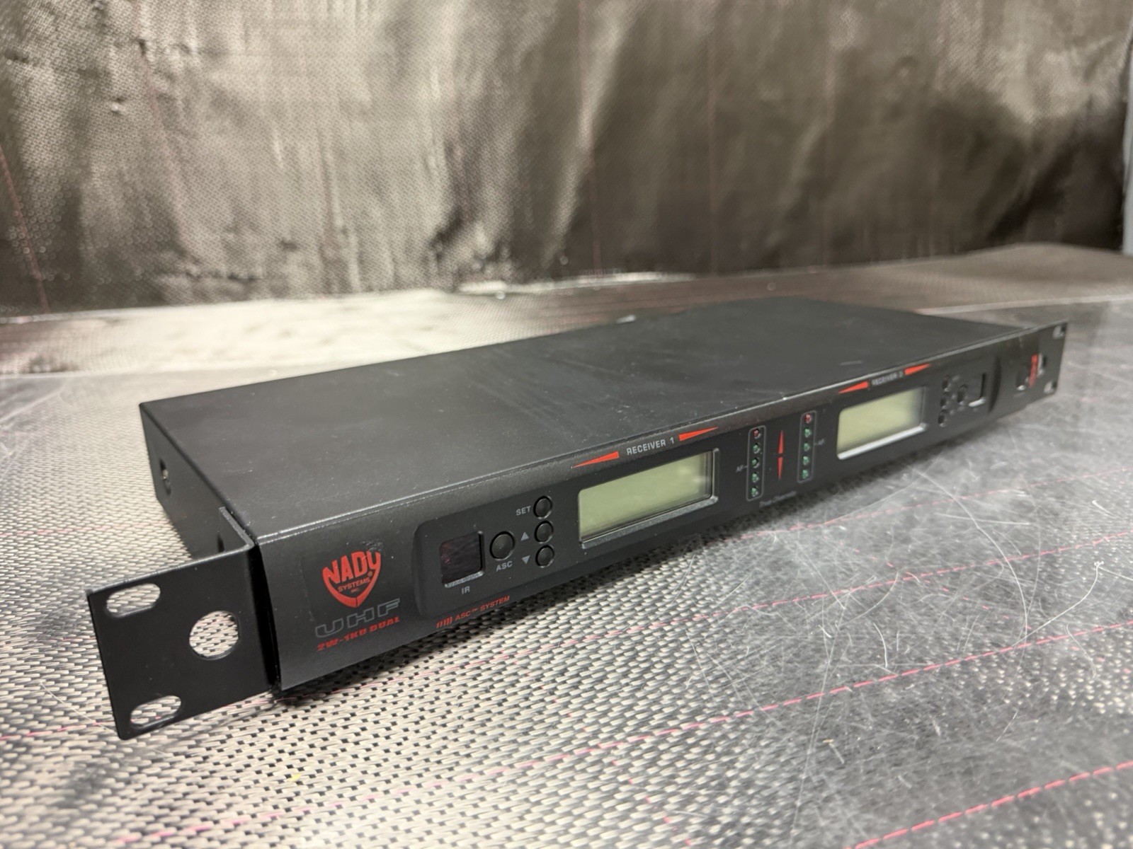 Nady 2W-1KU *Receiver Only* 1,000-Channel Dual UHF Ships Fast VGC!