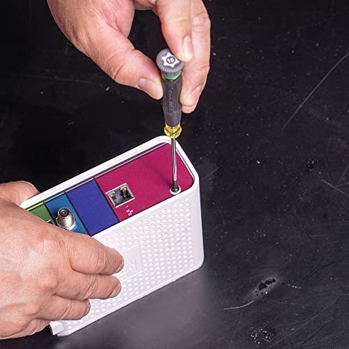 Klein Tools 85617 Mini Precision Screwdriver Set, One Size, Black/Yellow