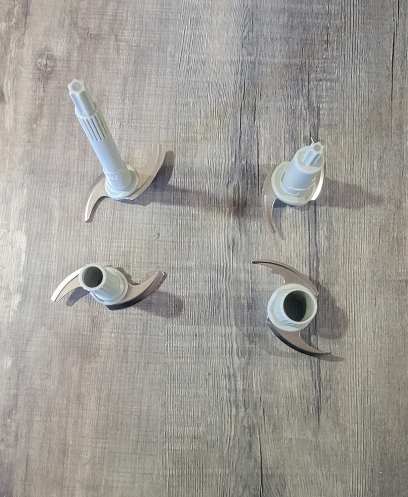 Ninja Storm Master Prep Pro 450W Blender & Food Processor System Lids Blue EUC