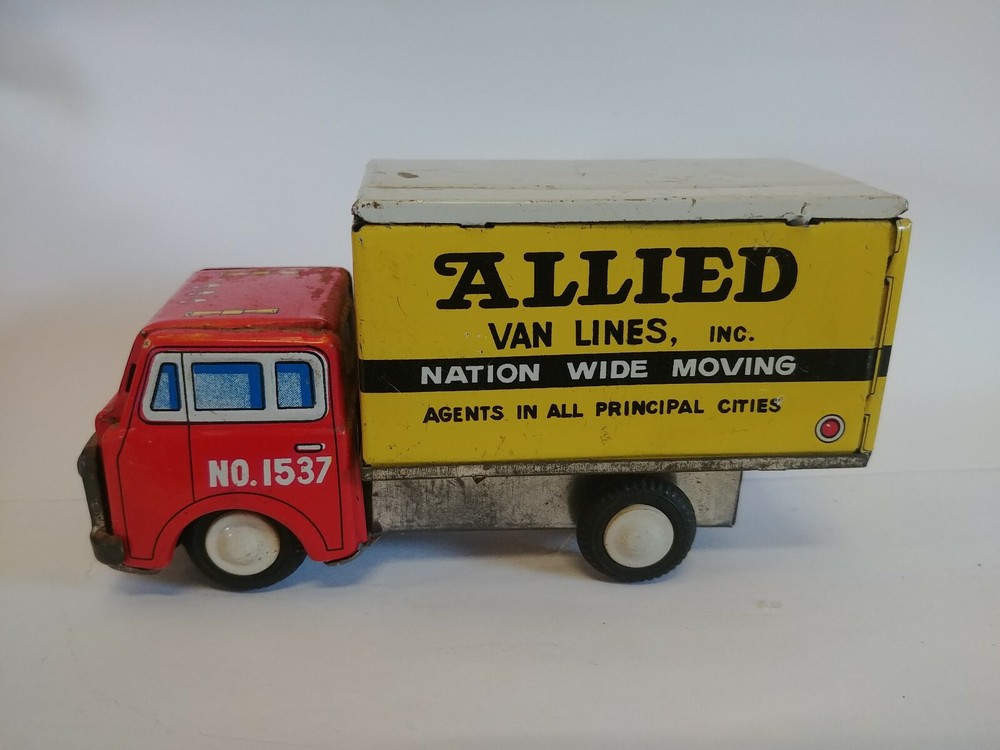 Vintage Tin Allied Van Japan