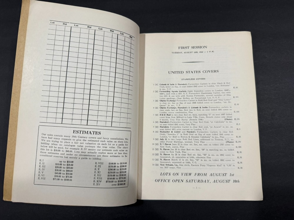 1963-65 Robert Siegel Auction Galleries Stamp Catalogs.....3 Items