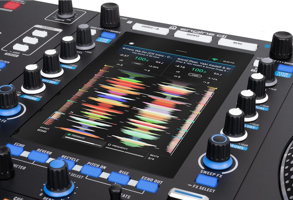 SYSTEM ONE All-In-One Standalone Motorized DJ Controller with Engine DJ OS, Seam