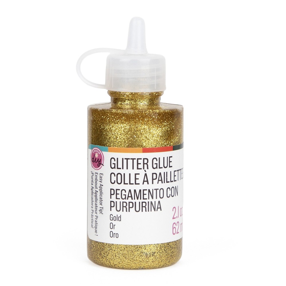 CousinDIY Glitter Glue 2.1oz-Gold