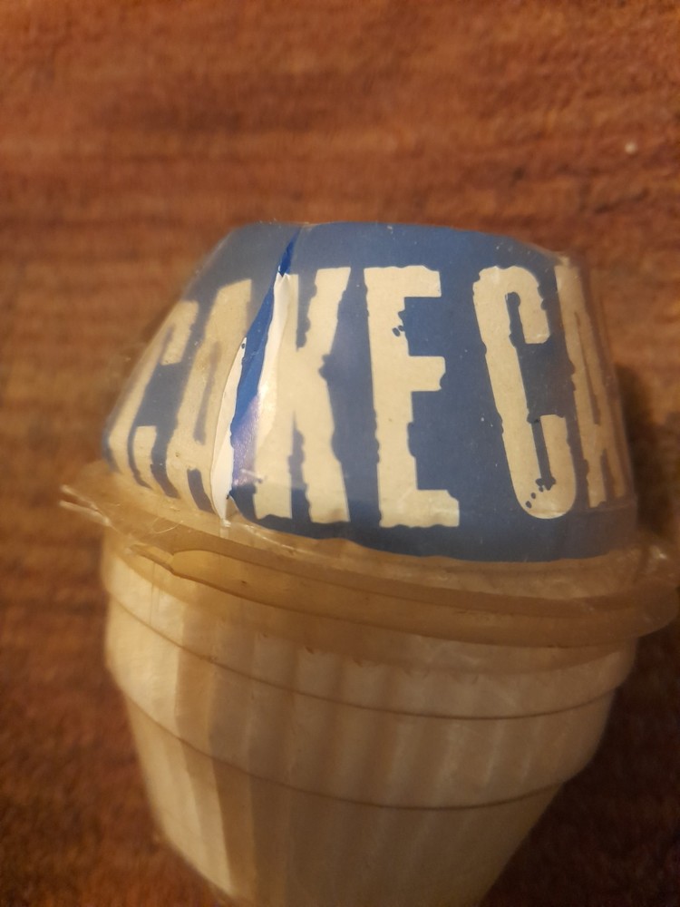 Vintage 1987 Tesco Cake Cases - partially used