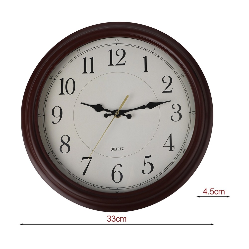 Wall Clock Silent Clock Large Easy-to-Read Numbers Versatile Decorative Element