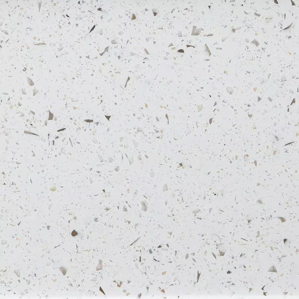 48.5 In. W Solid Surface Resin Vanity Backsplash in Arctic