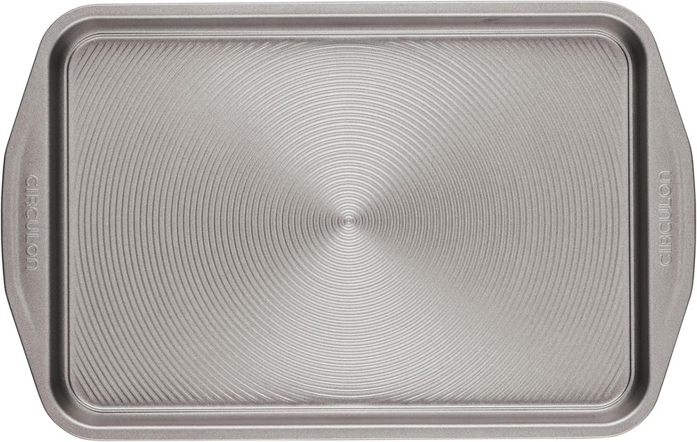 Total Bakeware Set Nonstick Cookie Baking Sheets, 2 Piece, Gray