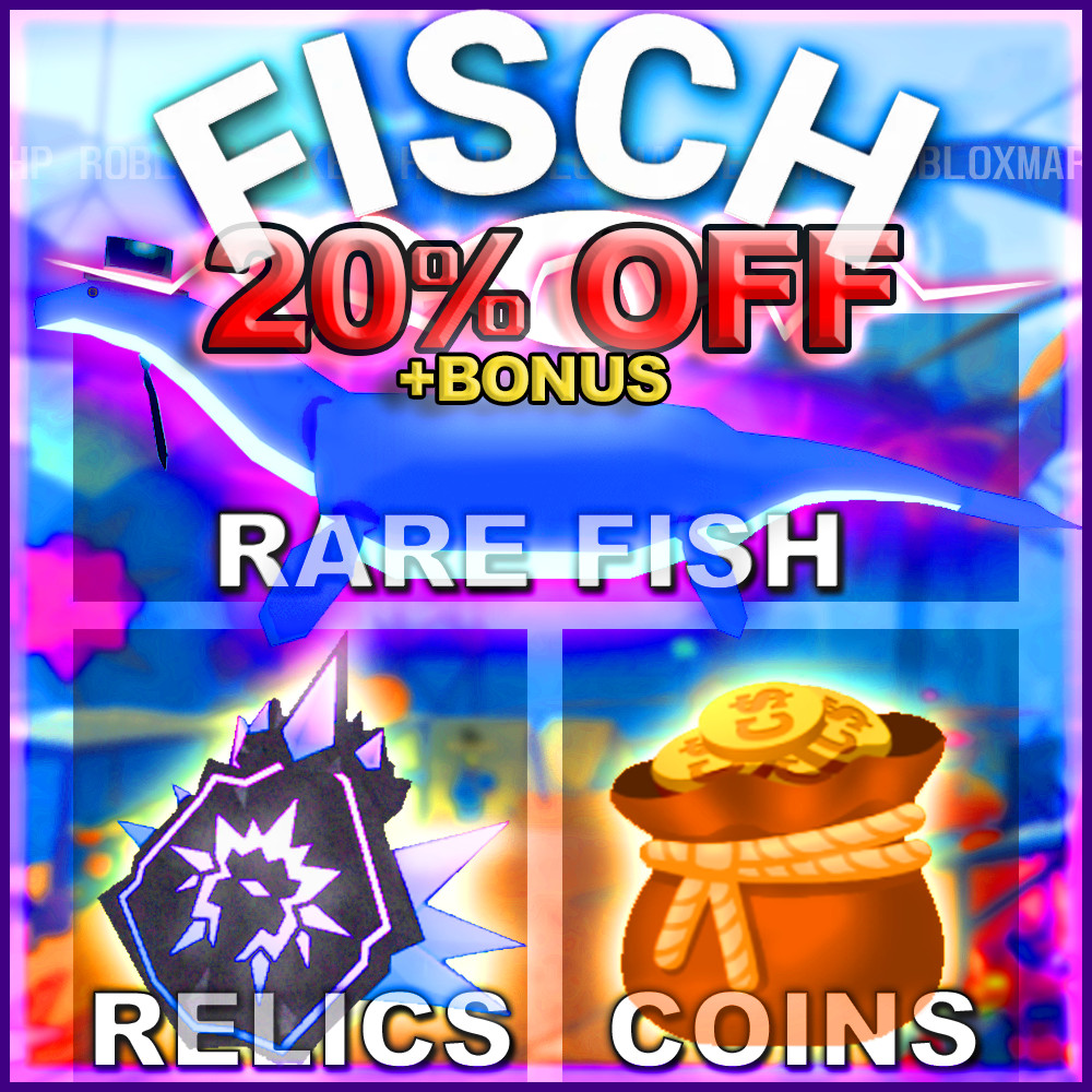 ALL ITEMS Fisch ▶️[C$・Relic・Rod・Aquarium・Quest・Skins] + BONUS・FASTEST DELIVERY⚡