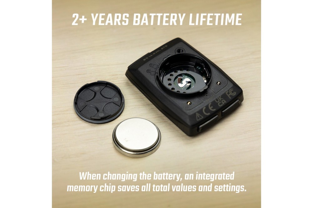 SIGMA BC 14.0 WL WIRELESS CYCLING COMPUTER - LAP FUNCTION LARGE DISPLAY