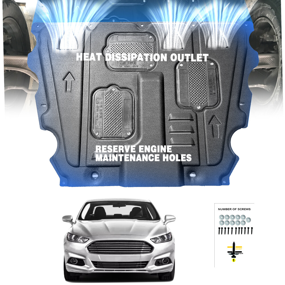 For Ford Fusion 2013-2020 Black Front Engine Splash Shield Under Cover