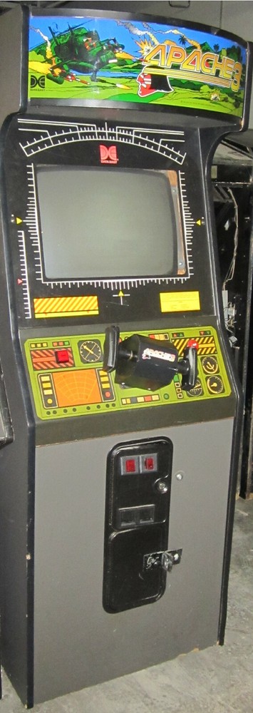 APACHE 3 ARCADE MACHINE by DATAEAST 1988 (Excellent Condition) *RARE*