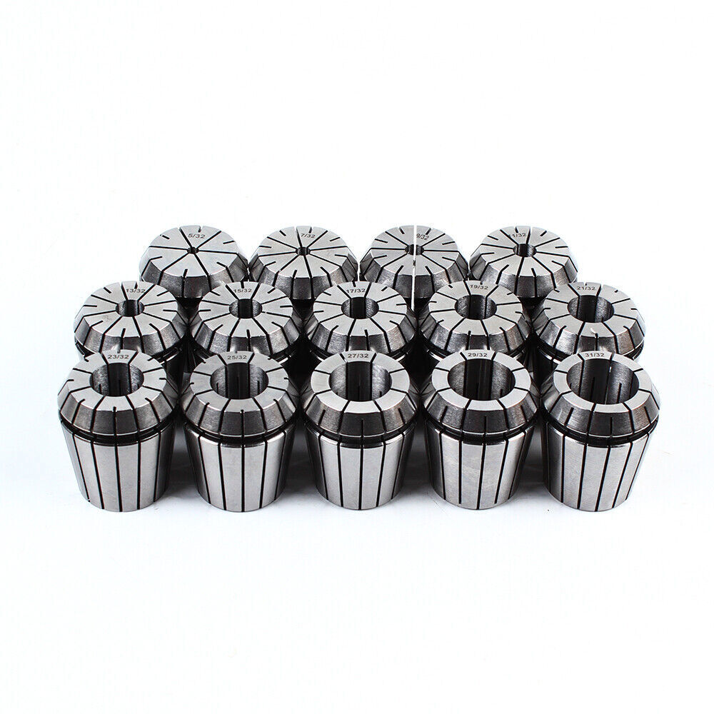 Precision ER40 Collet Set 29PCs Collet Chuck 1/8"-1" Tool for CNC Milling Lathe