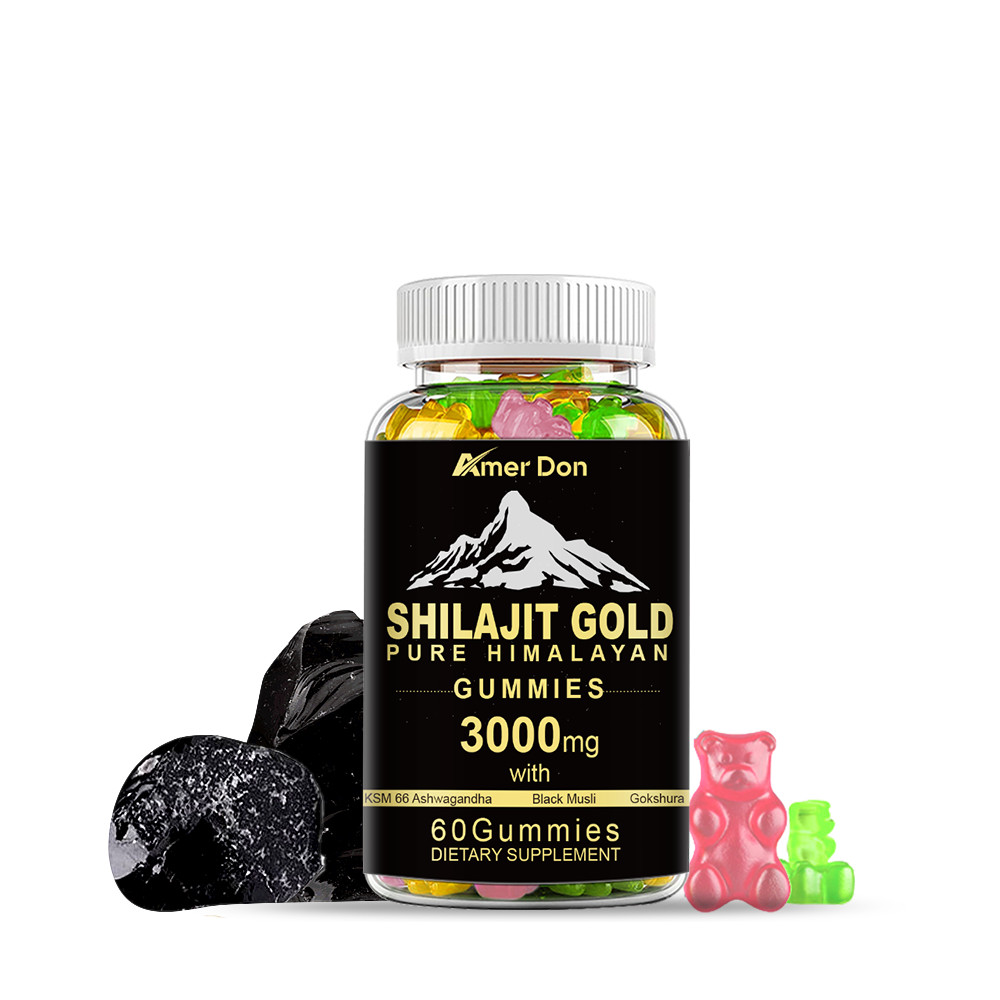 Shilajit Gummies Max Strength | Pure 100% Authentic Himalayan Origin 120 Gummies
