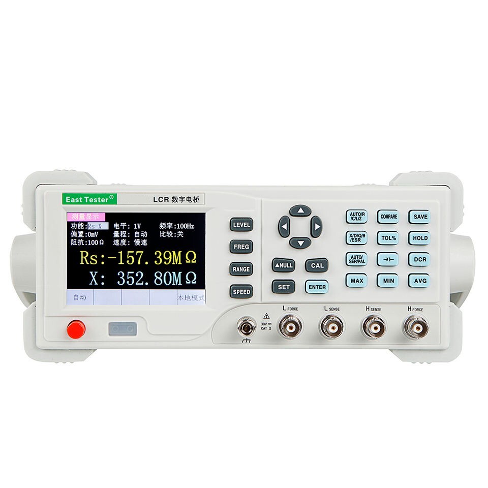 LCR Meter DCR Electrolytic Capacitance Meter 10Hz-10kHz Continuously Adjustable