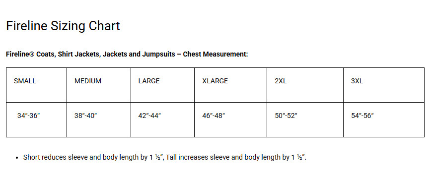 Fireline Smokechaser Deluxe Coat XL Reg 7oz Tecasafe Yellow PGI Shirt Wildland
