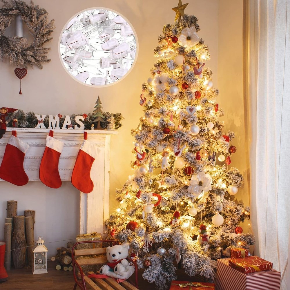 200 Count Replacement Christmas Tree Light Bulbs 2.5v 0.425 Watt Mini Replace...