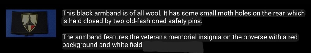 WW2 German Kyffhäuserbund Armband