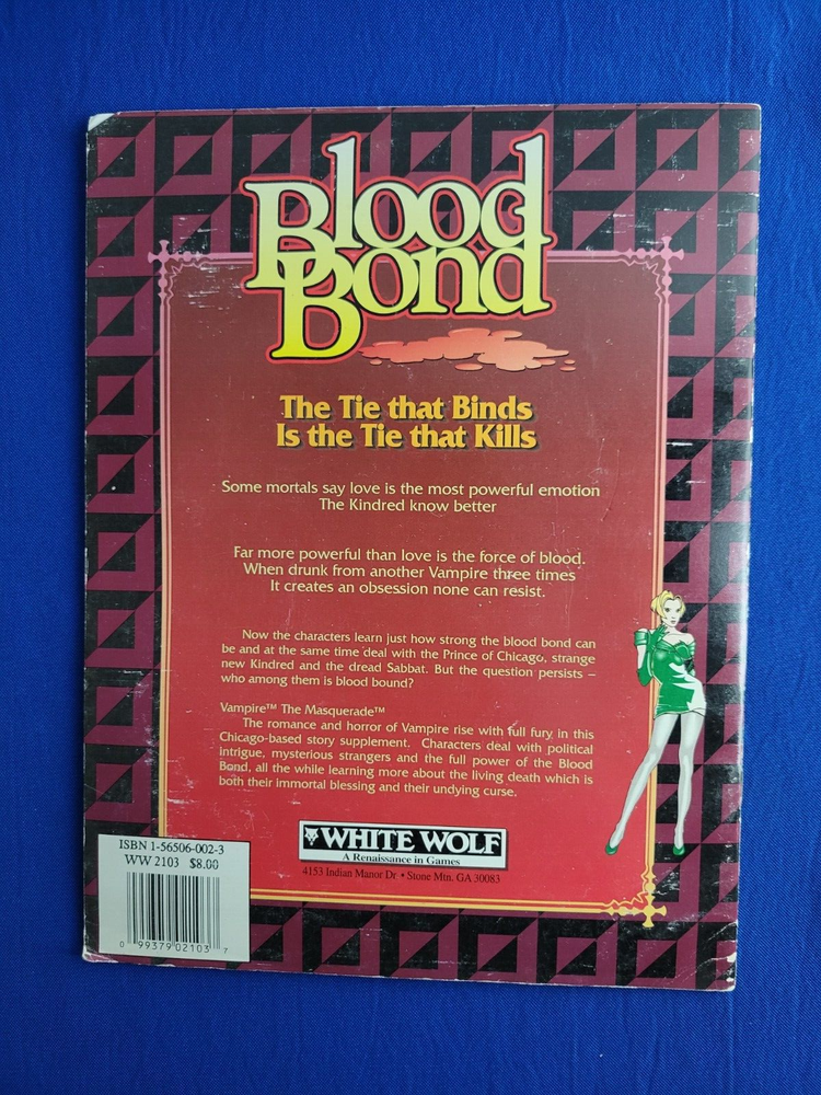 Blood Bond - Vampire the Masquerade WW2103