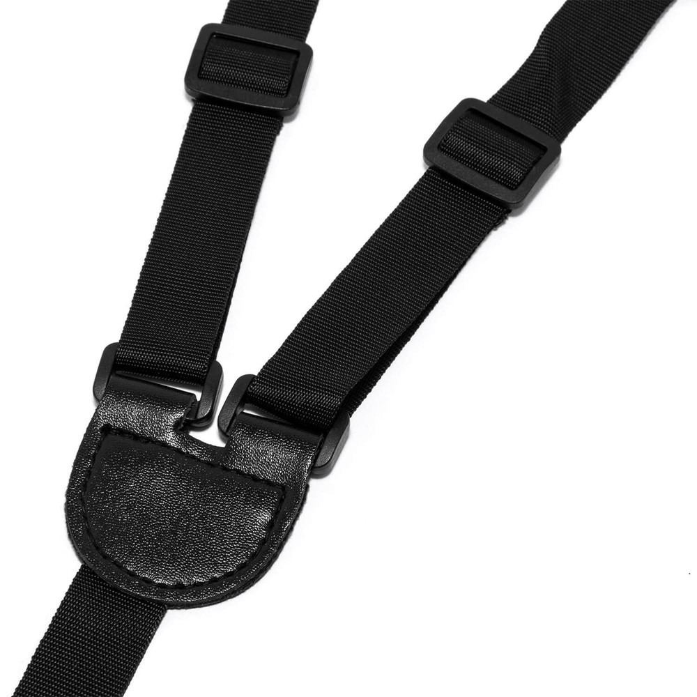 Tiger Ukulele Strap - Adjustable Black Uke Strap