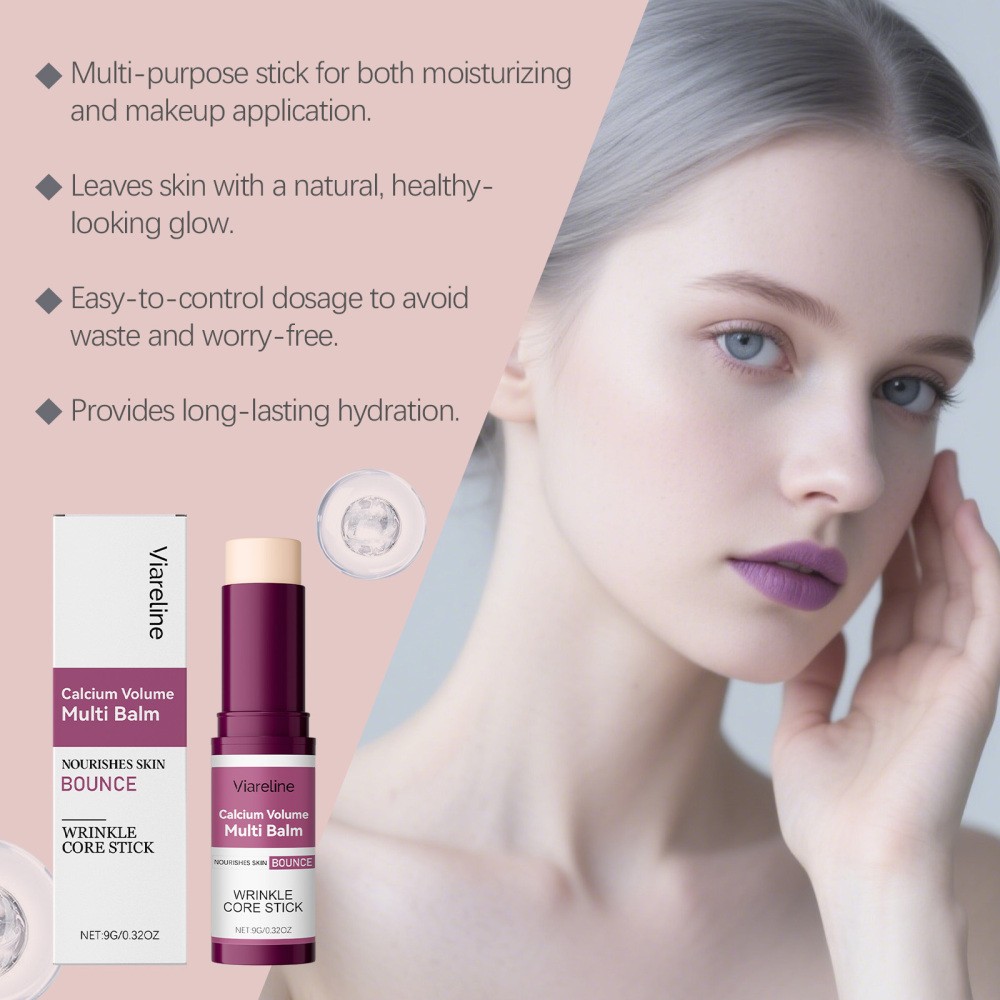2Pack Calcium Volume Multi Balm, Wrinkle Core Stick, Anti-aging, Hydrating Firm