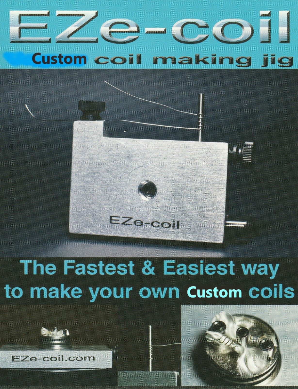 Original Eze-Coil Jig , Coil Winding Tool RDA RTA RBA
