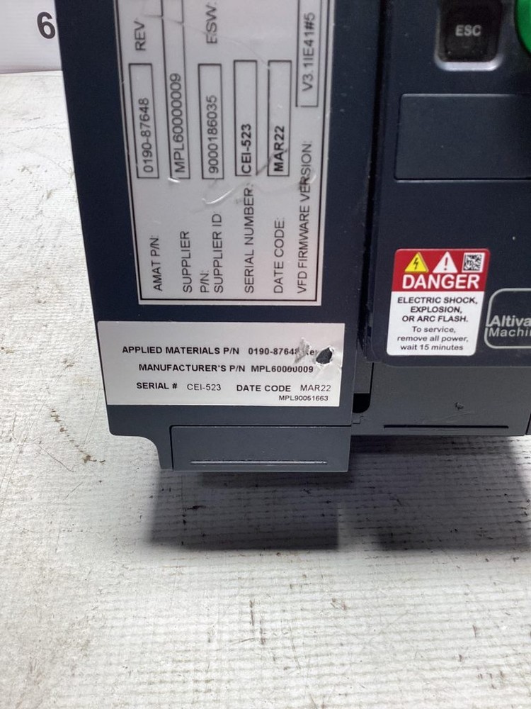 Schneider Electric Controller Panel 0190-87648
