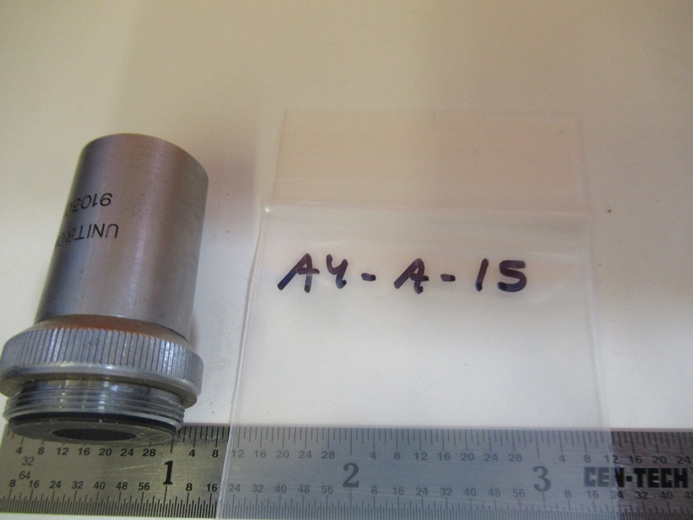 UNITRON JAPAN MP 80X L OBJECTIVE MICROSCOPE PART OPTICS AS PICTURED &A4-A-15