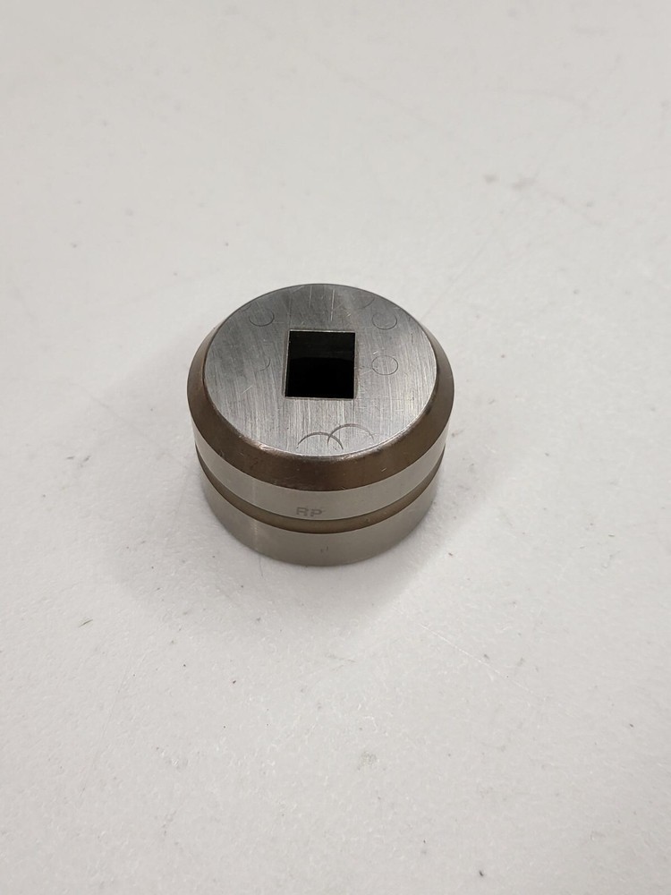 WILSON TOOL 1-1/4 THICK DIE RT .460" X .600" +0.004 Negative Rectangle E2