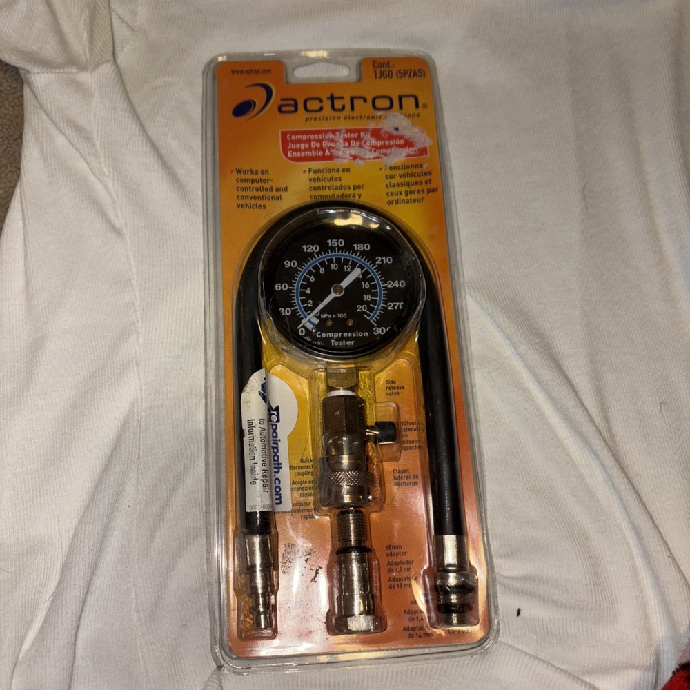 ACTRON COMPRESSION TESTER KIT CP7827 NEW