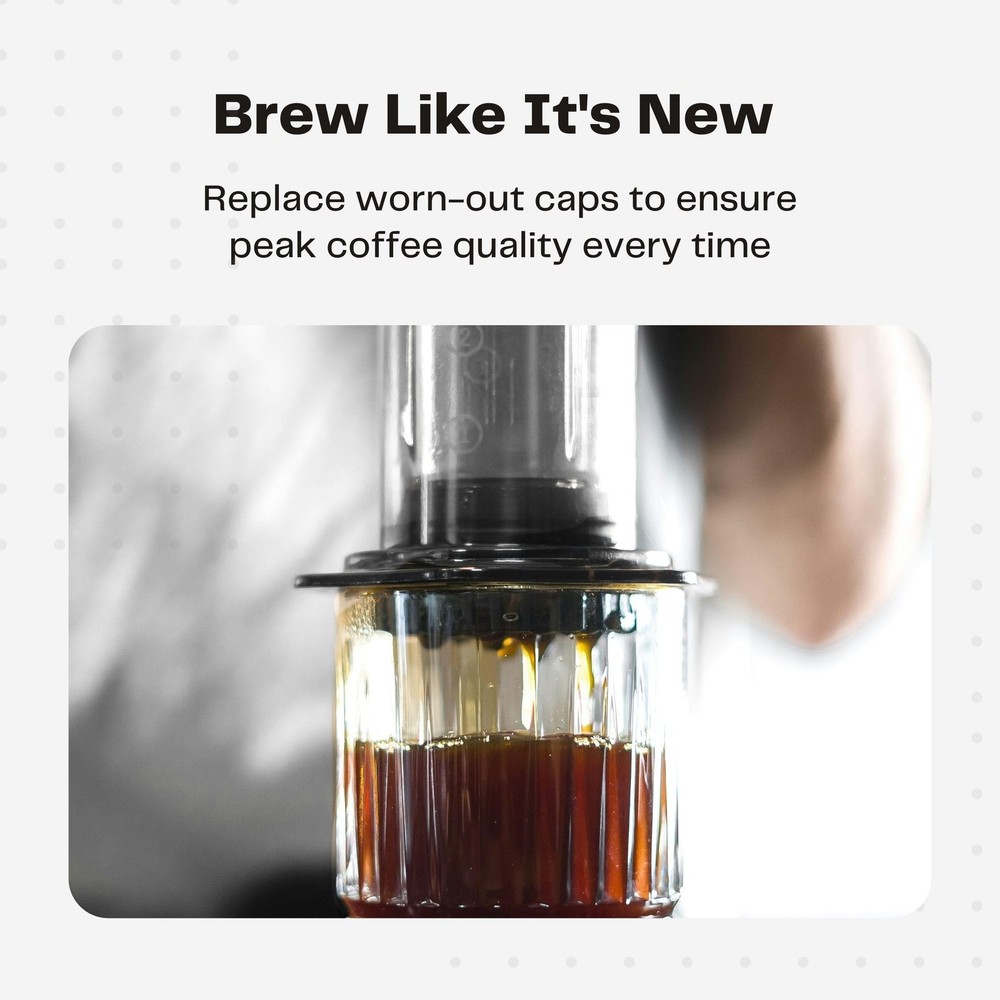 Coffee Maker Filter Cap – Compatible with Popular Compact 1pack, Schwarz