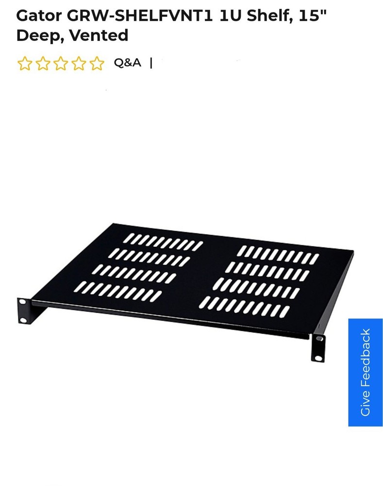 Gator Shelf Rackmount 1U