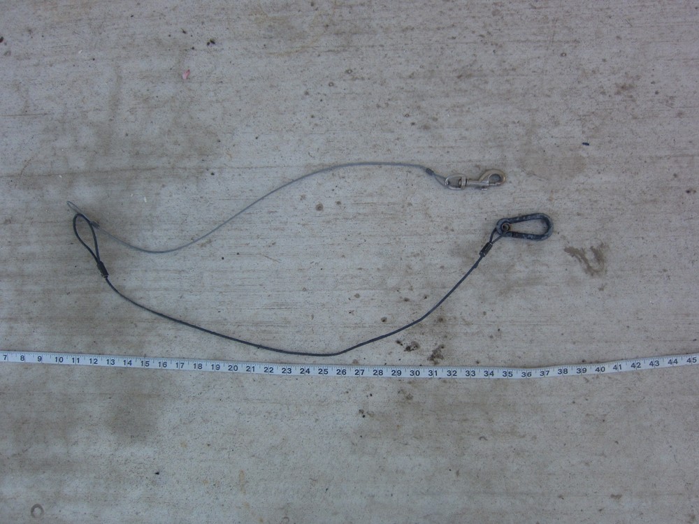 Hook w 24" & 30" Extension Wire, Used